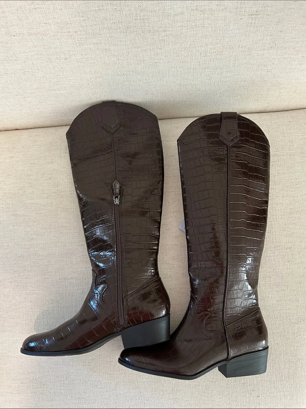 Aerosoles Cadence Western Boot, Brown, Size 7, NEW with tags, no box